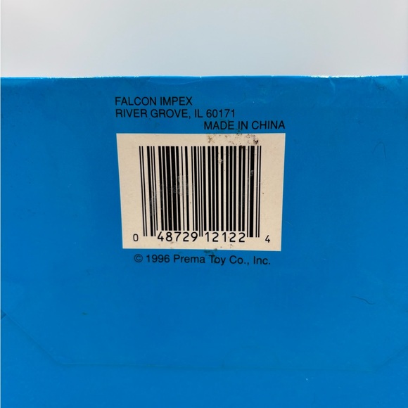 Gumby Electric Blue Gift Bag ,Vintage 1996 Prema Toy Co. Retro - Picture 7 of 8